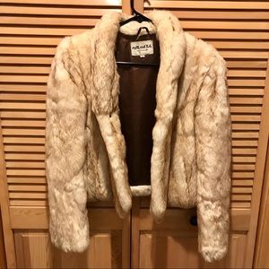 Vintage Rabbit Fur Jacket